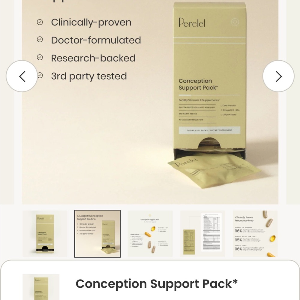 Perelel Conception Support Pack